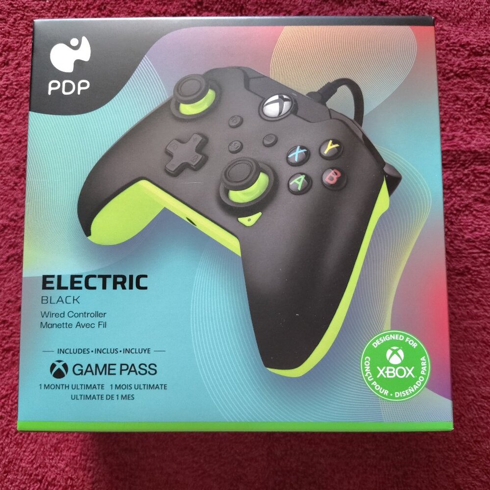PDP Xbox controller (Electric Black)